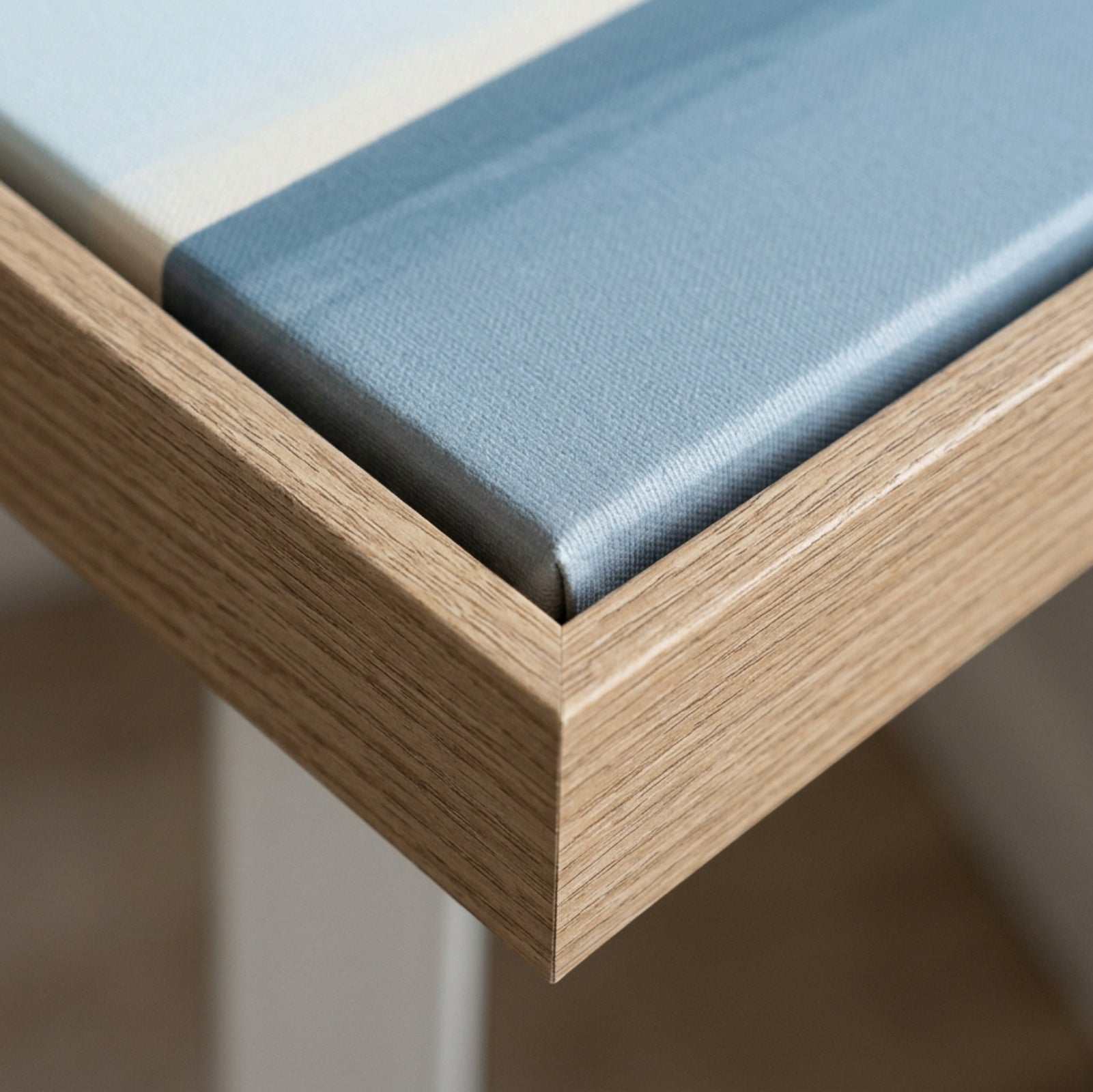 Mvkrp Coastal Horizon Floating Frame Canvas Sand Navy - Detail view