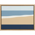 Mvkrp Coastal Horizon Floating Frame Canvas Sand Navy - Product view